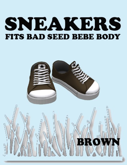 SNEAKERS BEBE BROWN BOXED