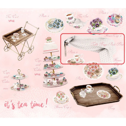 Belle Epoque { It's Tea Time! } Table Beige (Box)