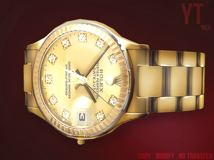 yT - Gold President Watch - 001