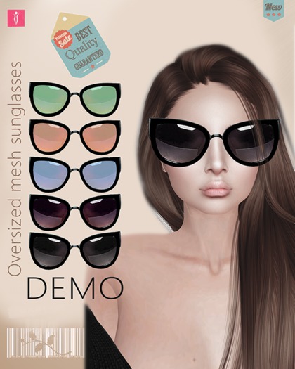 **SHINE** Oversized Sunglasses DEMO