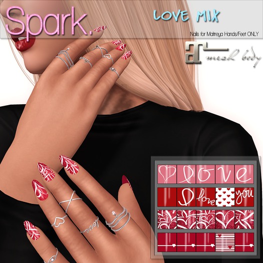 SPARK. - Nails - Love Mix [MAITREYA]