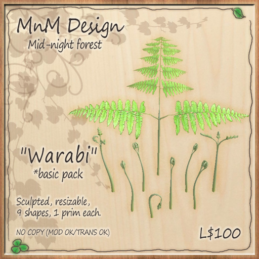 [MnM] Plants "Warabi" *basic pack