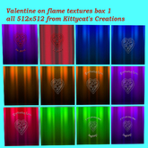 Valentine on flame 1 box