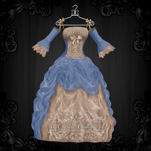Second Life Marketplace - [CC Co.] Beloved Redux - Gown - Periwinkle Gold