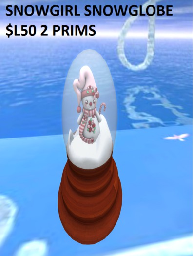 SNOWGIRL SNOWGLOBE