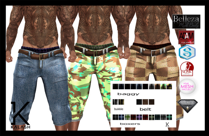 ..:kalash:..baggy short +HUD
