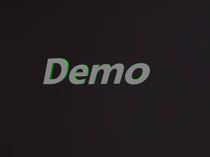 Demo Sign full perm box