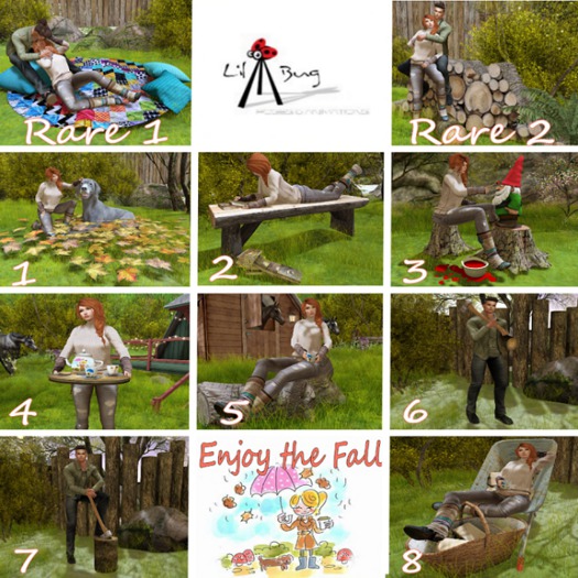 Lil'Bug Enjoy the Fall, FULL SET incl RARES