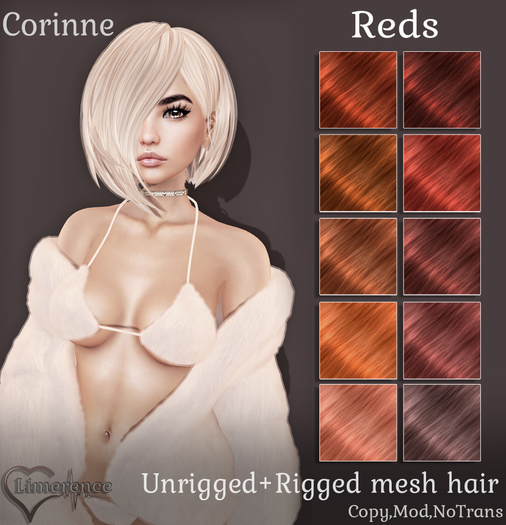 {Limerence} Corinne hair-Reds
