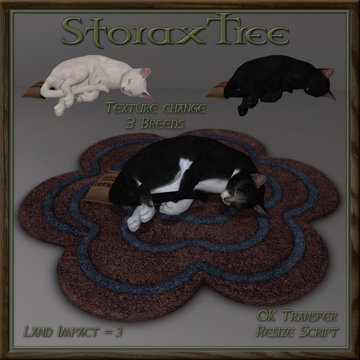 Feline Blossom Rug Am