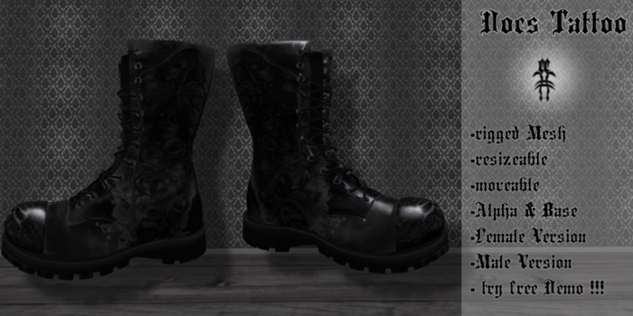 #CC#   Docs Tattoo Boots Demo !!!