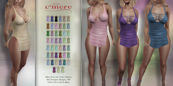 c'mere Barely There Dress - DEMO