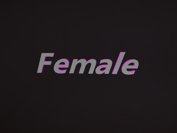 Female Sign full perm box