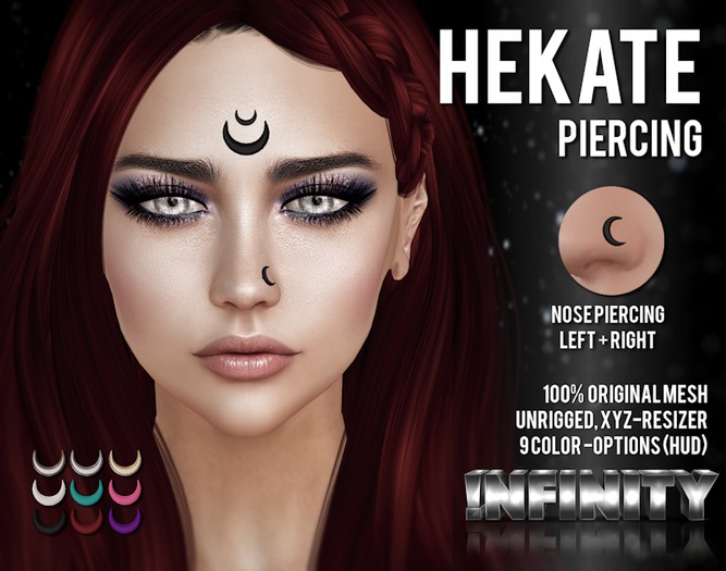 !NFINITY Hekate Nose Piercings (add/wear)