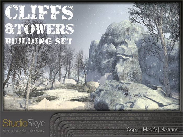 Skye Cliff & Tower Building Set
