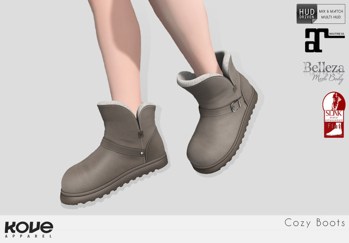 [KOVE] Cozy Boots - Multi Color HUD