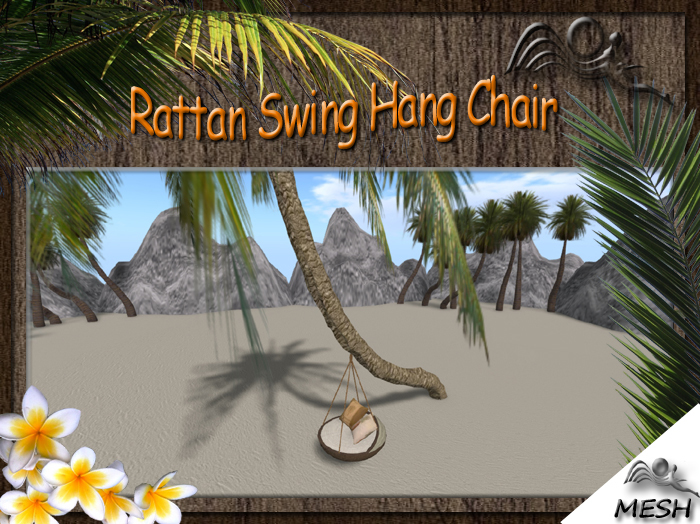 SF Mesh Rattan Weaver Swing Hang Chair