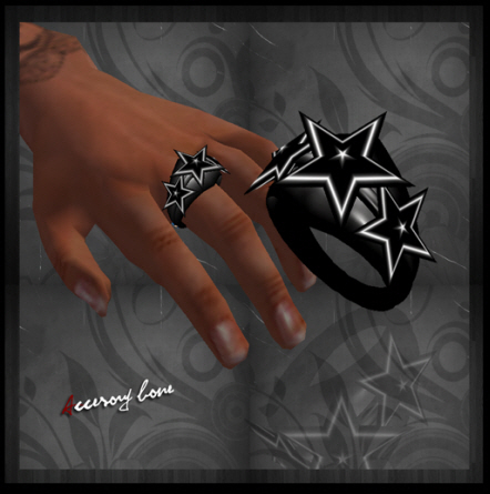 accessory bone A:B ring 011 star-5