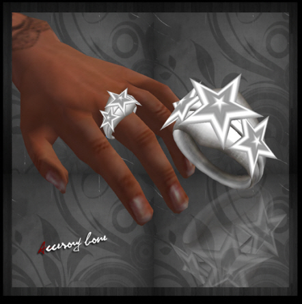 accessory bone A:B ring 011 star-4