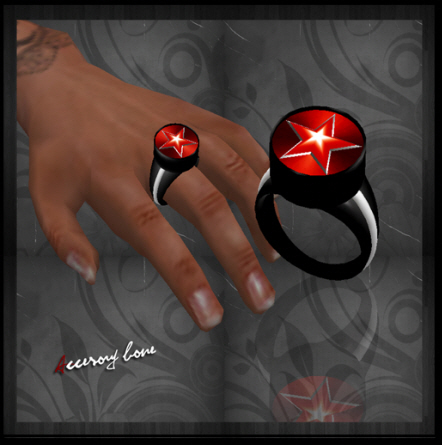 accessory bone A:B ring 011 star-2