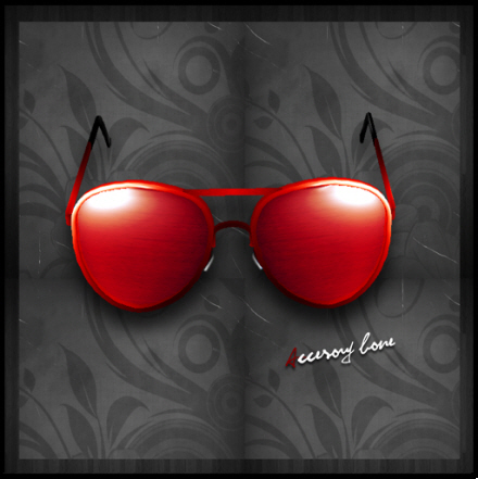 accessory bone A:B sunglasses red