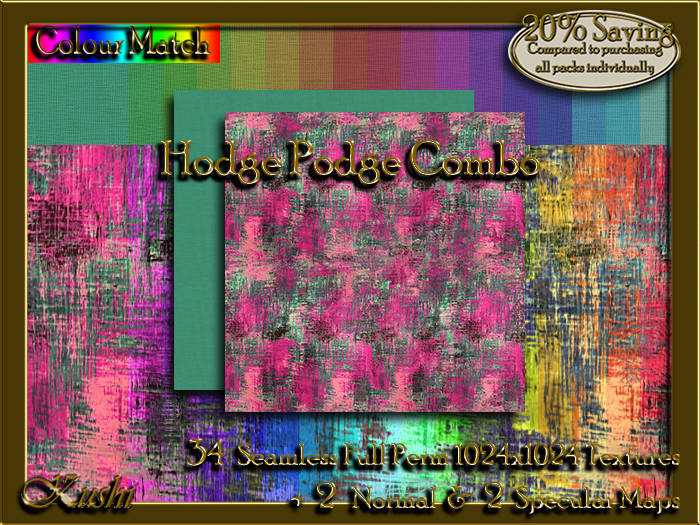 Hodge Podge Combo Seamless Textures 