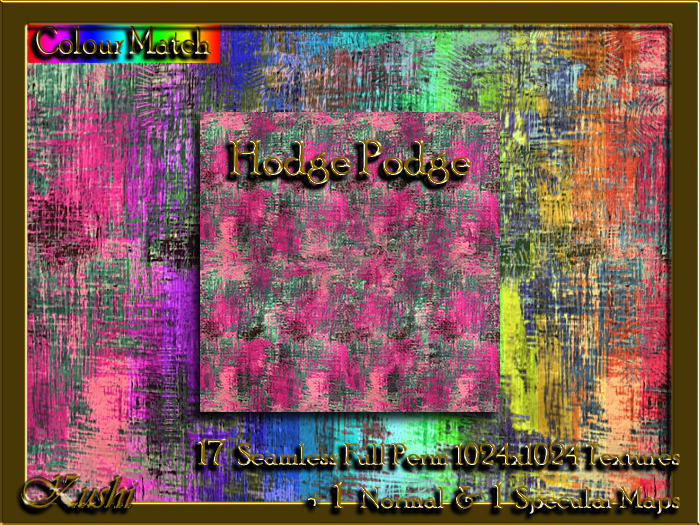 !Kushi! HodgePodge Textures -WEAR TO UNPACK