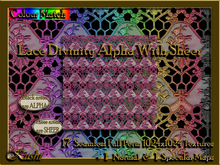 Lace Divinity ALPHA with SHEER Seamless Textures