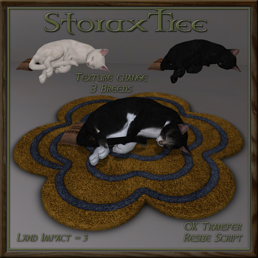 Feline Blossom Rug Ad