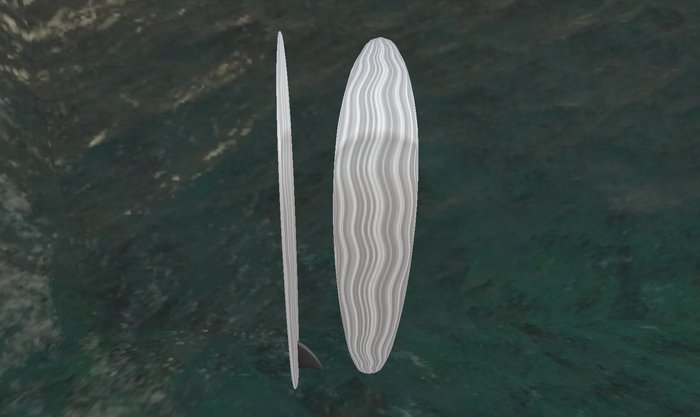 SURFBOARD WAVE WHITE