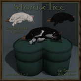 Feline Treasures Heart Ottoman AL
