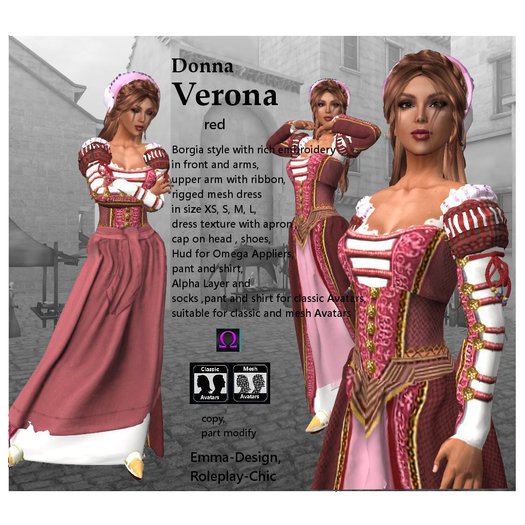 RP-Chic Donna Verona red
