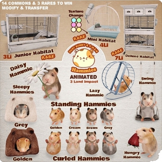 dust bunny & OMEN . hammies . lazy hammie BOX