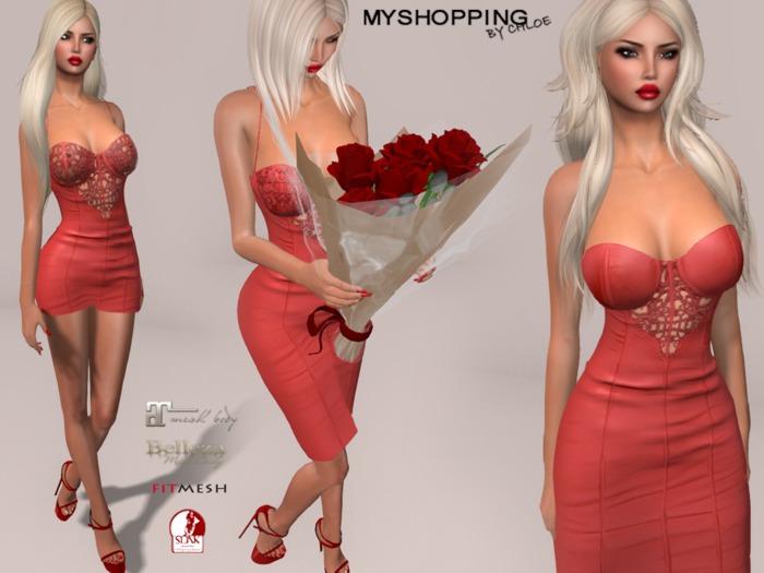[MBC] - PROMO  Happy Valentine's Day - Dress - Shoes - Roses