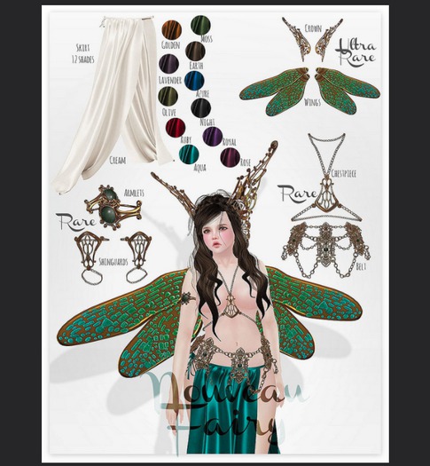 *{Junbug}* Nouveau Fairy Skirt [Moss] - XS