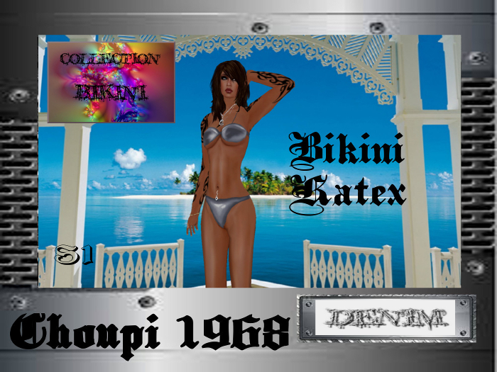 bikini - DENIM - Latex - S1