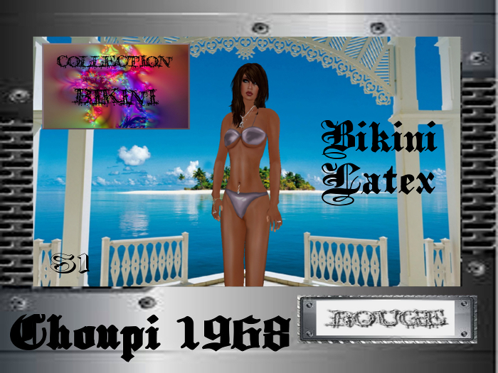 bikini - ROUGE - Latex - S1