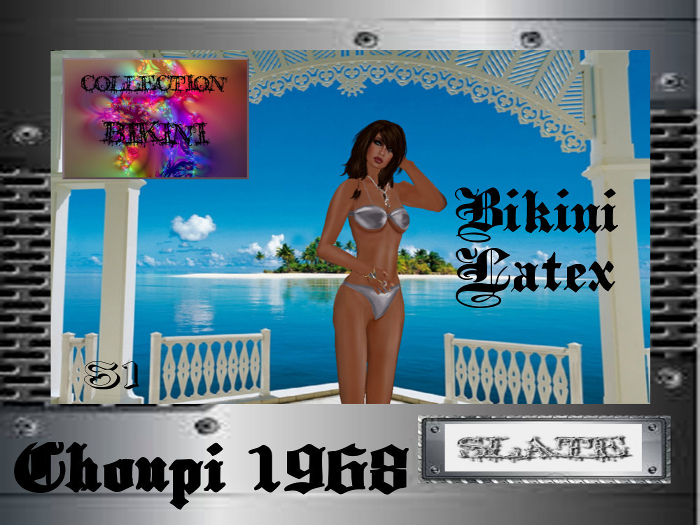 bikini - SLATE - Latex - S1