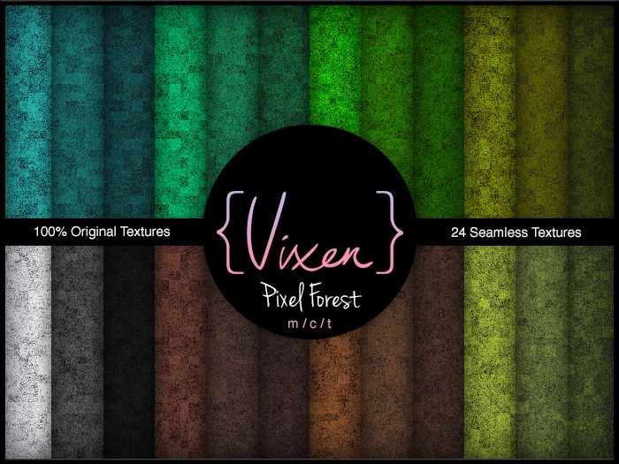 Second Life Marketplace - {Vixen} - Pixel Forest - { 24 Natural ...