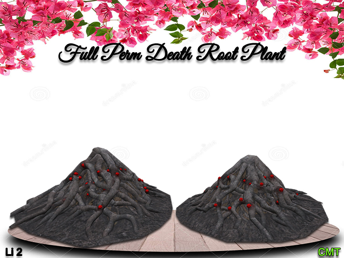 Second Life Marketplace Full Perm Death Root Plant HQ Mesh