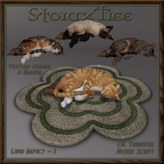 Feline Blossom Rug Bg
