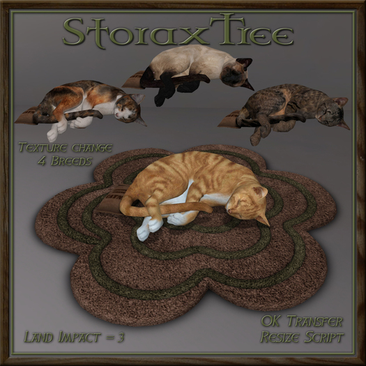 Feline Blossom Rug Bj