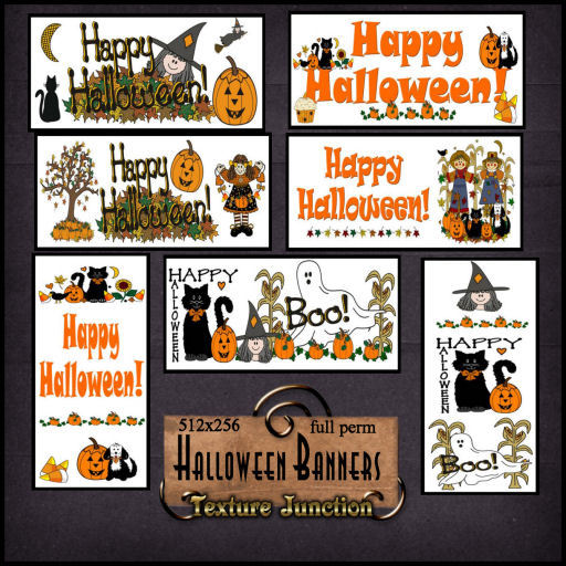 ~TJ~  Halloween Banners