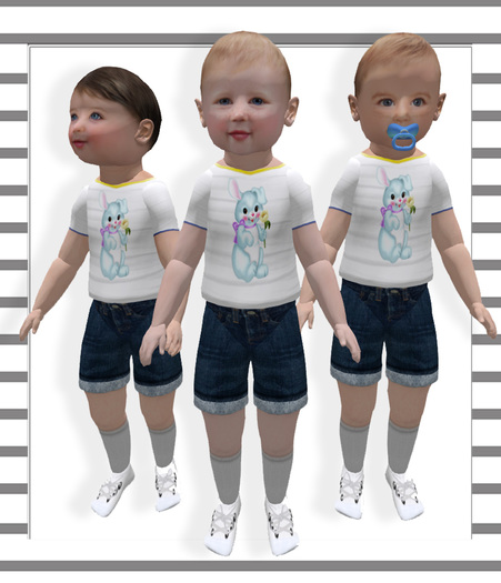 Pat A Kake Bunny Shorts
