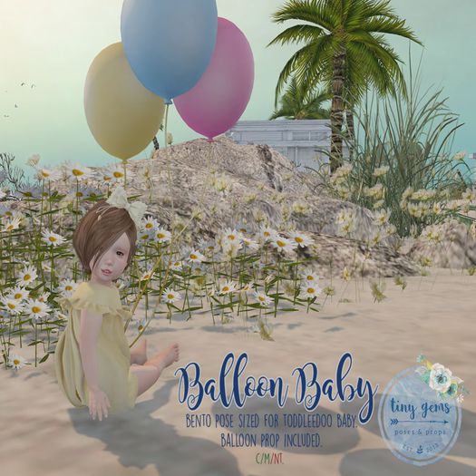 {tg.} - balloon baby. (boxed - add to unpack.)