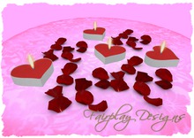 ~Romantic Tea Lights & Rose Petals! Transfer Only