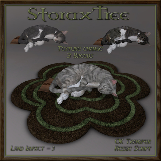 Feline Blossom Rug Cb