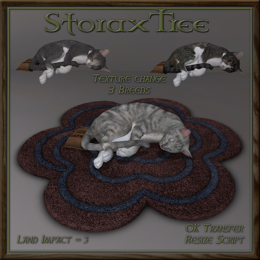 Feline Blossom Rug Cm