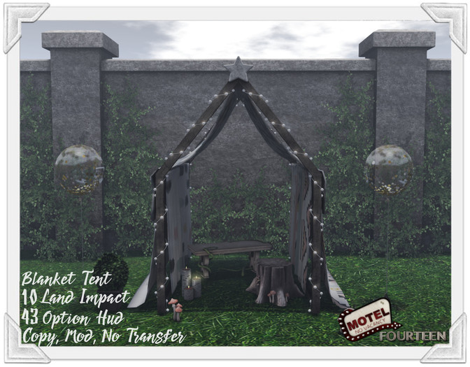 = Motel 14 = Blanket Tent UNPACKER HUD