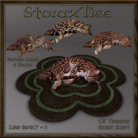 Feline Blossom Rug Db